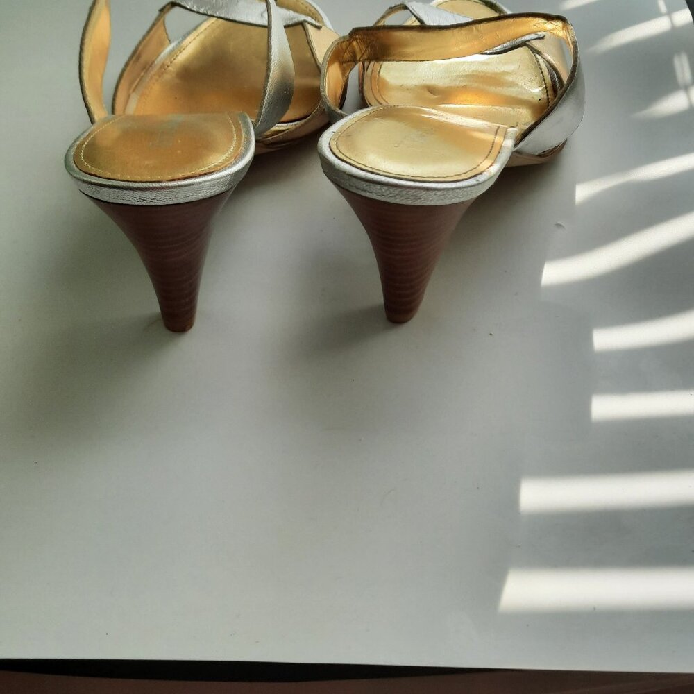 Brand New Enzo Angiolini Metallic Color (gold & silver) Sandals